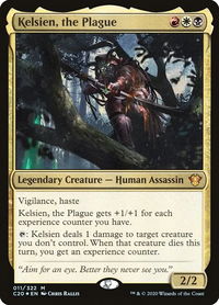 Kelsien, the Plague - Commander 2020 (C20) #11 - Mythic Magic: The Gathering Trading Card
