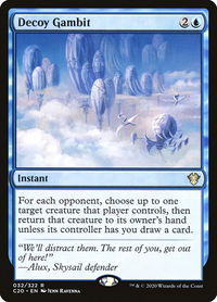 Decoy Gambit - Commander 2020 (C20) #32 - Rare Magic: The Gathering Trading Card