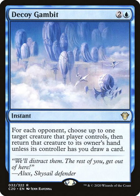Decoy Gambit - Commander 2020 Magic: The Gathering trading card