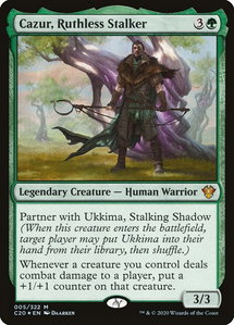 Cazur, Ruthless Stalker - Commander 2020 (C20) #5 - Mythic Rare Magic: The Gathering Trading Card