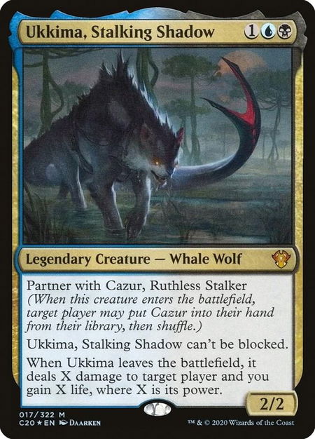 Ukkima, Stalking Shadow - Commander 2020 Magic: The Gathering trading card