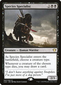 Species Specialist - Commander 2020 (C20) #47 - Rare Magic: The Gathering Trading Card