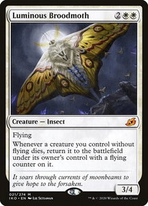 Luminous Broodmoth - Ikoria: Lair of Behemoths (IKO) #21 - Mythic Rare Magic: The Gathering Trading Card
