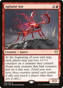 Agitator Ant - Commander 2020 (C20) #49 - Rare Magic: The Gathering Trading Card