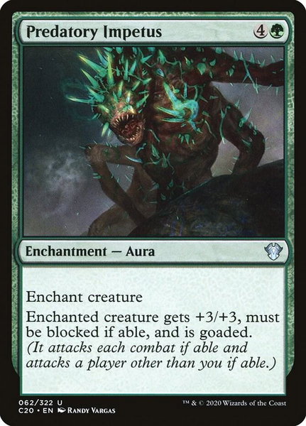 Predatory Impetus - Commander 2020 Magic: The Gathering trading card