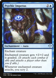 Psychic Impetus - Commander 2020 (C20) #37 - Uncommon Magic: The Gathering Trading Card