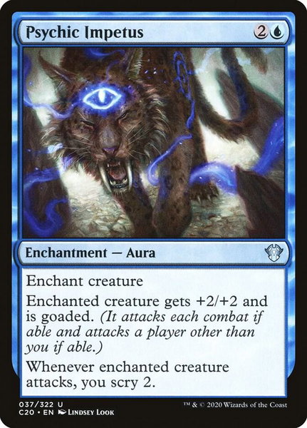 Psychic Impetus - Commander 2020 Magic: The Gathering trading card