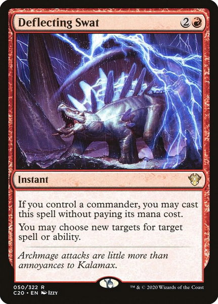 Deflecting Swat - Commander 2020 Magic: The Gathering trading card