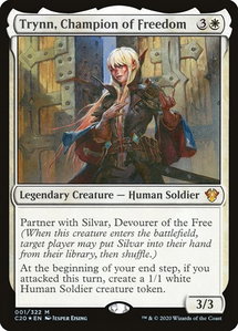Trynn, Champion of Freedom - Commander 2020 (C20) #1 - Mythic Rare Magic: The Gathering Trading Card