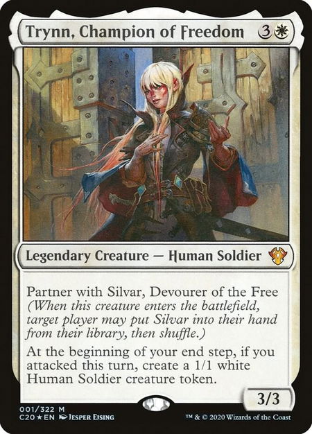Trynn, Champion of Freedom - Commander 2020 Magic: The Gathering trading card