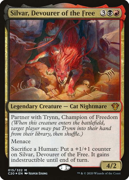 Silvar, Devourer of the Free - Commander 2020 Magic: The Gathering trading card