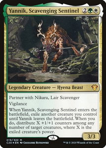 Yannik, Scavenging Sentinel - Commander 2020 (C20) #19 - Mythic Rare Magic: The Gathering Trading Card