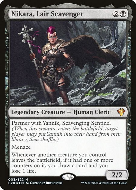 Nikara, Lair Scavenger - Commander 2020 Magic: The Gathering trading card