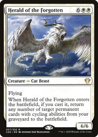 Herald of the Forgotten - Commander 2020 (C20) #27 - Rare Magic: The Gathering Trading Card