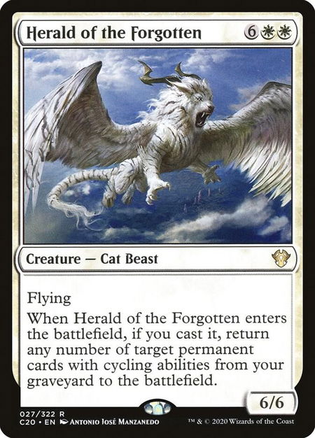 Herald of the Forgotten - Commander 2020 Magic: The Gathering trading card