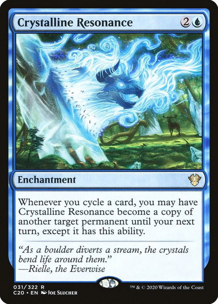 Crystalline Resonance trading card from Commander 2020 Crystalline Resonance - Commander 2020 Magic: The Gathering trading card