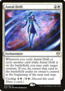 Astral Drift - Commander 2020 (C20) #76 - Rare Magic: The Gathering Trading Card