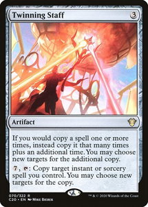 Twinning Staff - Commander 2020 (C20) #70 - Rare Magic: The Gathering Trading Card