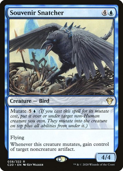 Souvenir Snatcher - Commander 2020 Magic: The Gathering trading card