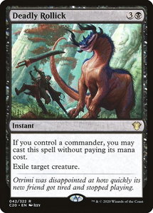Deadly Rollick - Commander 2020 (C20) #42 - Rare Magic: The Gathering Trading Card