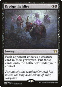 Dredge the Mire - Commander 2020 (C20) #43 - Rare Magic: The Gathering Trading Card