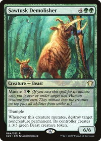 Sawtusk Demolisher - Commander 2020 (C20) #64 - Rare Magic: The Gathering Trading Card