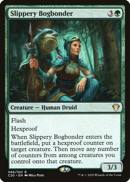 Slippery Bogbonder - Commander 2020 Magic: The Gathering trading card