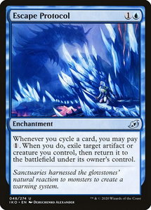 Escape Protocol - Ikoria: Lair of Behemoths (IKO) #48 - Uncommon Magic: The Gathering Trading Card