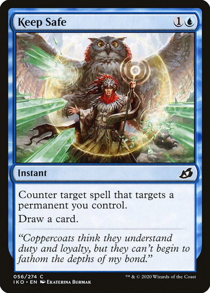 Keep Safe - Ikoria: Lair of Behemoths Magic: The Gathering trading card