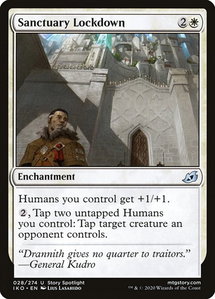 Sanctuary Lockdown - Ikoria: Lair of Behemoths (IKO) #28 - Uncommon Magic: The Gathering Trading Card