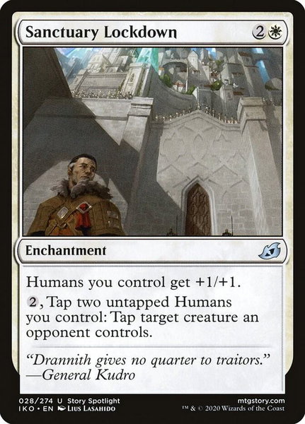 Sanctuary Lockdown - Ikoria: Lair of Behemoths Magic: The Gathering trading card