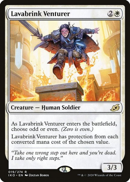 Lavabrink Venturer - Ikoria: Lair of Behemoths Magic: The Gathering trading card