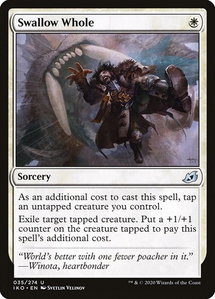 Swallow Whole - Ikoria: Lair of Behemoths (IKO) #35 - Uncommon Magic: The Gathering Trading Card