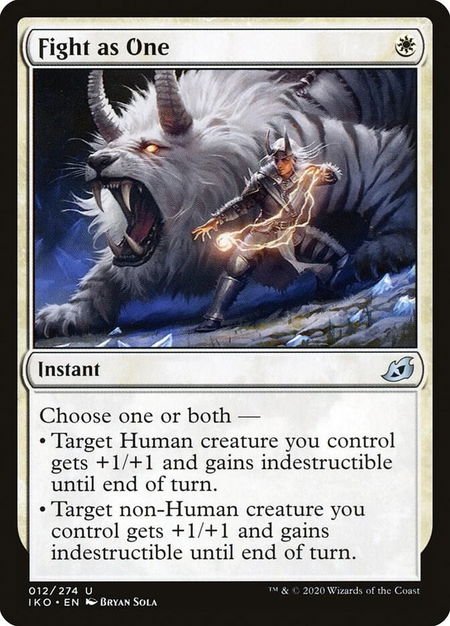 Fight as One - Ikoria: Lair of Behemoths Magic: The Gathering trading card