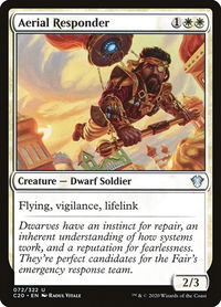 Aerial Responder - Commander 2020 (C20) #72 - Uncommon Magic: The Gathering Trading Card