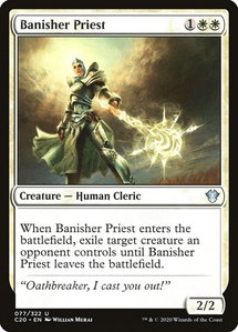 Banisher Priest - Commander 2020 (C20) #77 - Uncommon Magic: The Gathering Trading Card