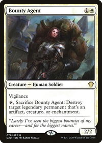 Bounty Agent - Commander 2020 (C20) #78 - Rare Magic: The Gathering Trading Card