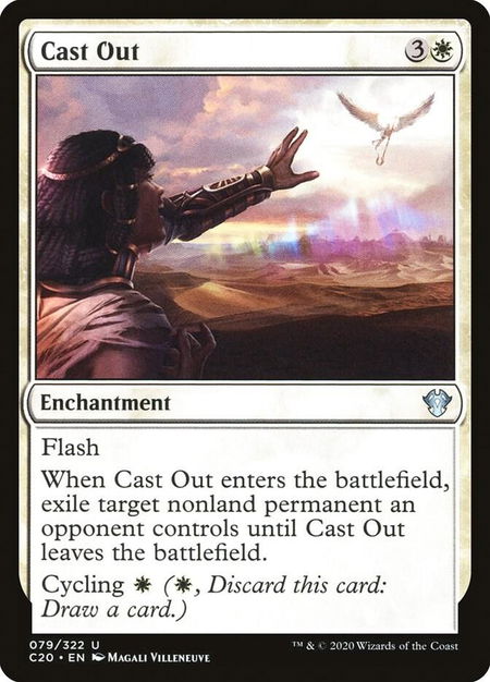 Cast Out - Commander 2020 Magic: The Gathering trading card