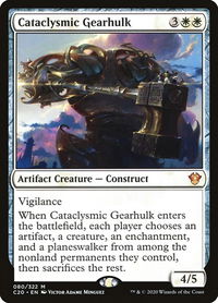 Cataclysmic Gearhulk - Commander 2020 (C20) #80 - Mythic Magic: The Gathering Trading Card