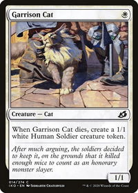 Garrison Cat - Ikoria: Lair of Behemoths (IKO) #14 - Common Magic: The Gathering Trading Card