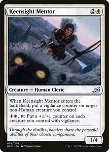 Keensight Mentor - Ikoria: Lair of Behemoths (IKO) #18 - Uncommon Magic: The Gathering Trading Card