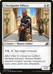 Checkpoint Officer - Ikoria: Lair of Behemoths (IKO) #5 - Common Magic: The Gathering Trading Card