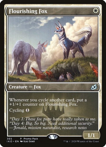 Flourishing Fox - Promo Pack: Ikoria Magic: The Gathering trading card