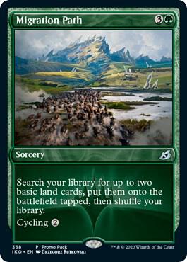 Migration Path trading card from Promo Pack: Ikoria Migration Path - Promo Pack: Ikoria Magic: The Gathering trading card
