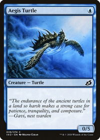 Aegis Turtle - Ikoria: Lair of Behemoths (IKO) #39 - Common Magic: The Gathering Trading Card