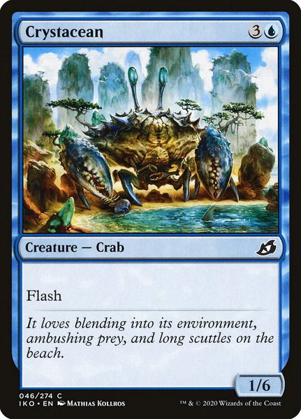 Crystacean - Ikoria: Lair of Behemoths Magic: The Gathering trading card