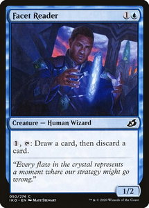 Facet Reader - Ikoria: Lair of Behemoths (IKO) #50 - Common Magic: The Gathering Trading Card