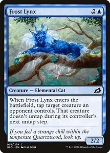 Frost Lynx - Ikoria: Lair of Behemoths (IKO) #51 - Common Magic: The Gathering Trading Card