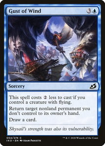 Gust of Wind - Ikoria: Lair of Behemoths (IKO) #54 - Common Magic: The Gathering Trading Card