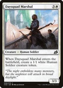 Daysquad Marshal - Ikoria: Lair of Behemoths (IKO) #8 - Common Magic: The Gathering Trading Card